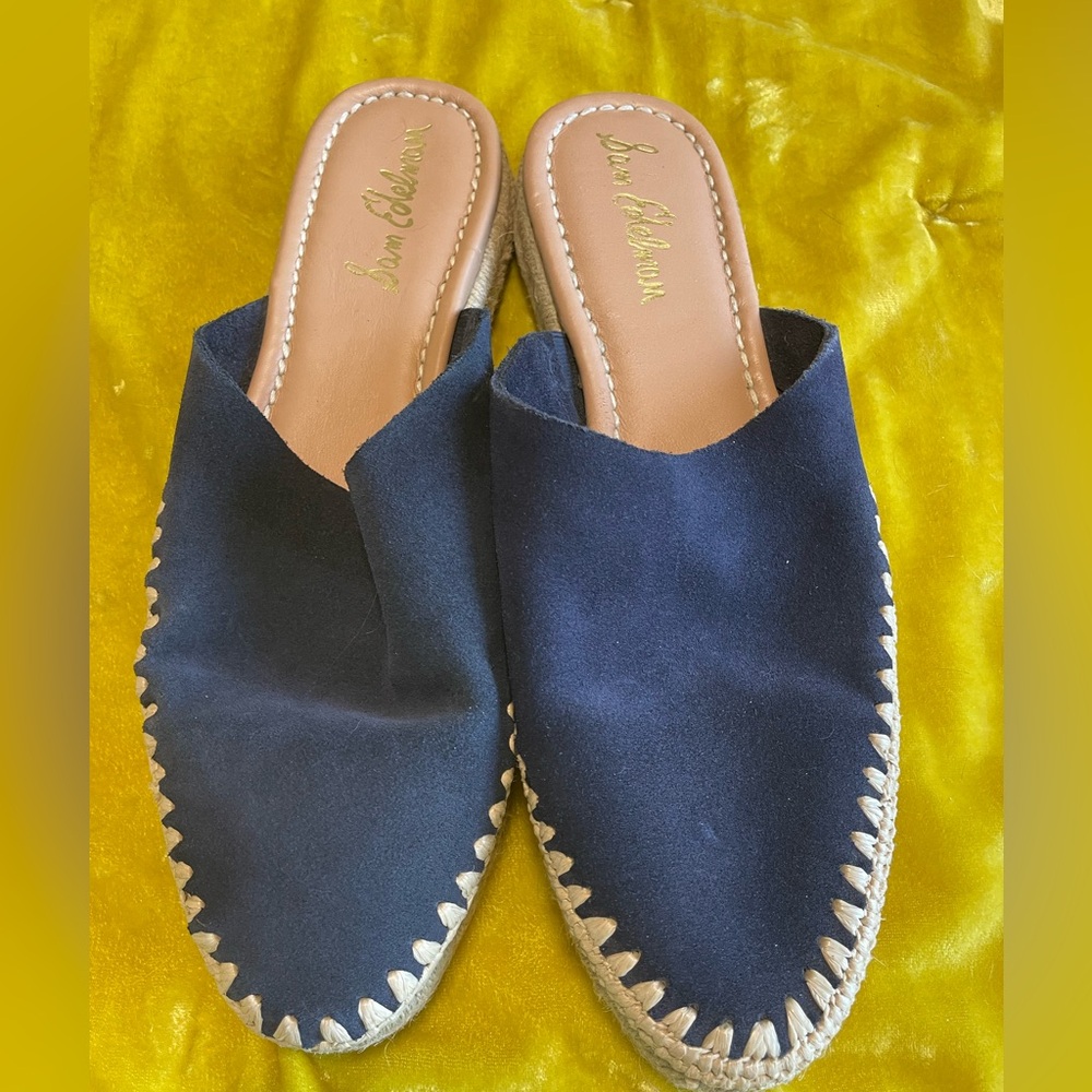 Sam Edelman espadrilles. Unworn, navy, size 8